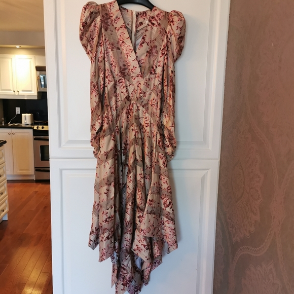 Sold* Zimmermann Silk blend floral dress - Picture 8 of 9